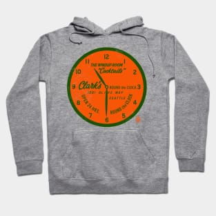 Vintage Clark's Round the Clock Restaurant Seattle Hoodie